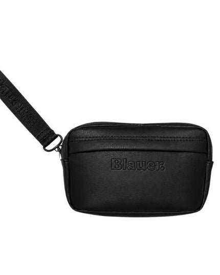 Blauer Goy pochette con logo in rilievo black