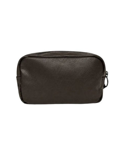Blauer Goy pochette con logo impresso tono su tono dark brown