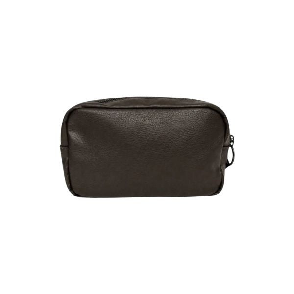 Blauer Goy pochette con logo impresso tono su tono dark brown