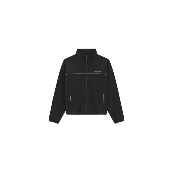 GUESS felpa uomo colloa dolcevita logo stampato chiusura con zip intera colore nero