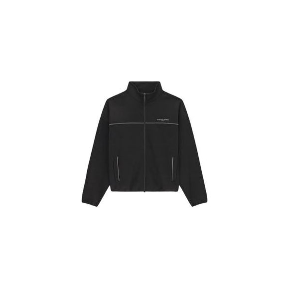 GUESS felpa uomo colloa dolcevita logo stampato chiusura con zip intera colore nero