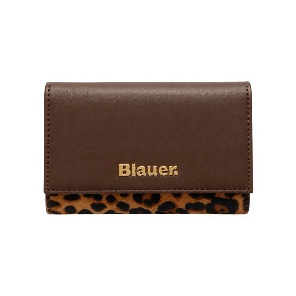 Blauer Pon portafoglio motivo leopardato