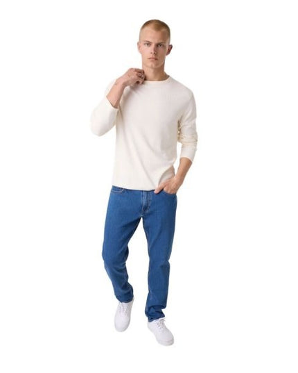 GUESS Slim jeans uomo denim stretch cinque tasche con chiusura con zip dettagli caratteristici del marchio