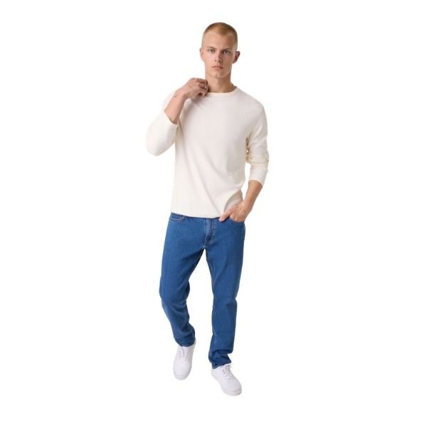 GUESS Slim jeans uomo denim stretch cinque tasche con chiusura con zip dettagli caratteristici del marchio