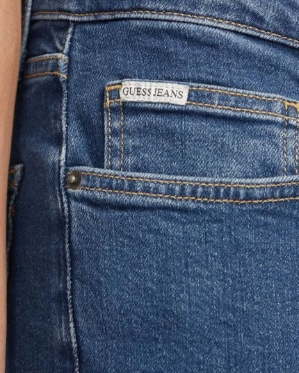 GUESS Slim jeans uomo denim stretch cinque tasche con chiusura con zip dettagli caratteristici del marchio