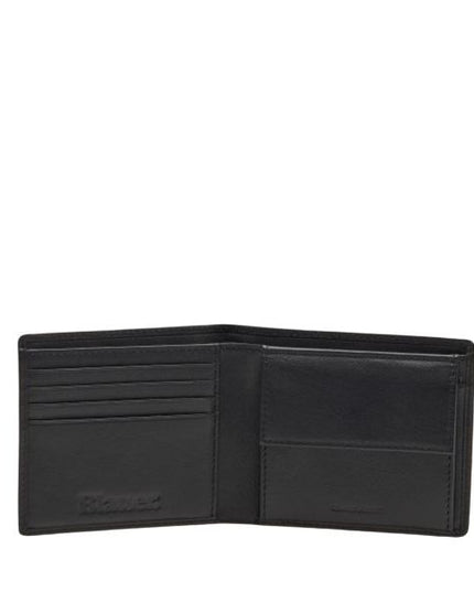 Blauer Cop portafoglio effetto saffiano black