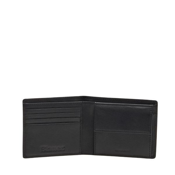 Blauer Cop portafoglio effetto saffiano black