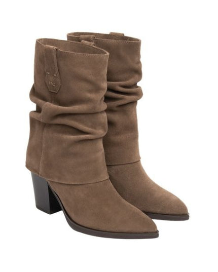 Nero Giardini stivali in suede Spago con tacco
