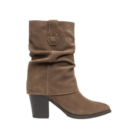 Nero Giardini stivali in suede Spago con tacco