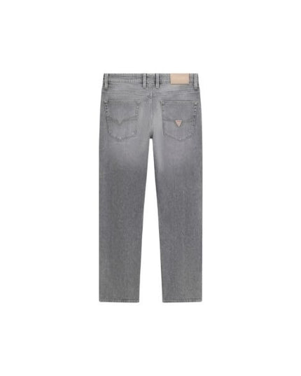 GUESS Angels jeans uomo slim fit cinque tasche chiusura con bottoni colore grigio