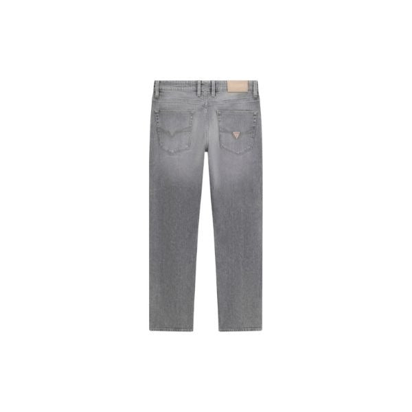 GUESS Angels jeans uomo slim fit cinque tasche chiusura con bottoni colore grigio