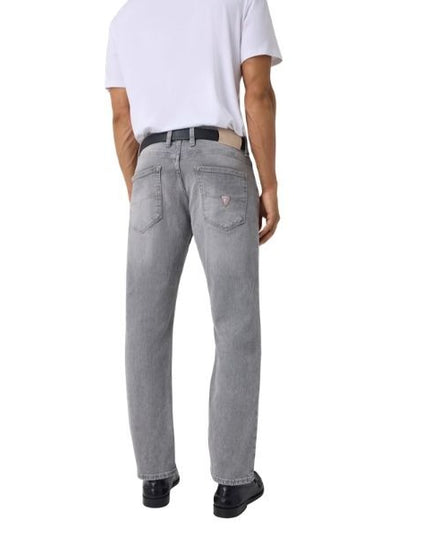 GUESS Angels jeans uomo slim fit cinque tasche chiusura con bottoni colore grigio