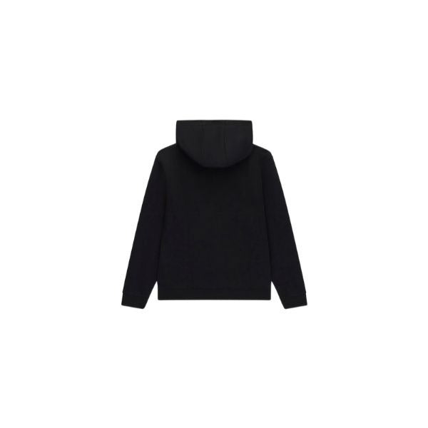 GUESS felpa uomo con cappuccio logo ricamato sul davanti colore nero
