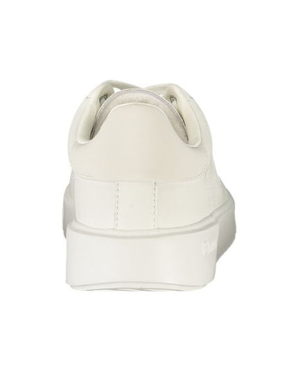 Blauer Buck scarpe con logo in rilievo total white