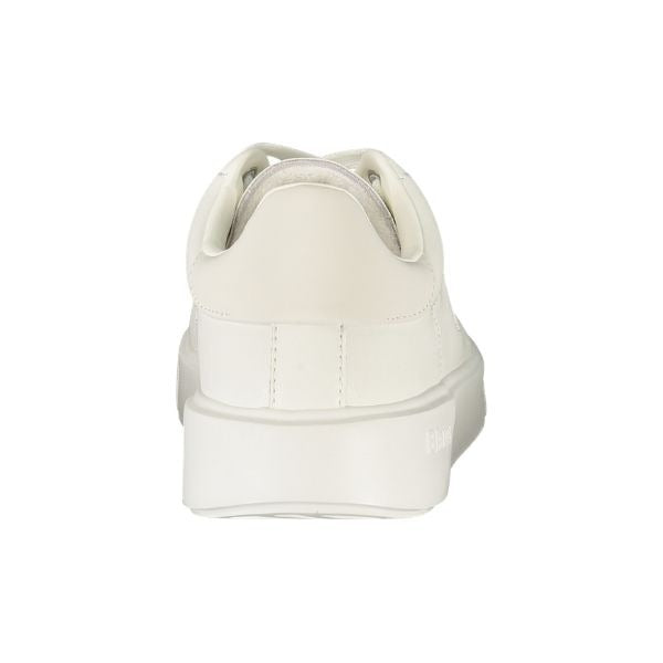Blauer Buck scarpe con logo in rilievo total white