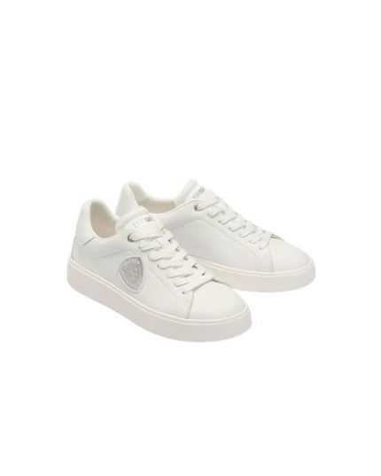 Blauer Victory scarpe con dettagli a contrasto in argento e brillanti white