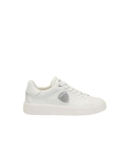 Blauer Victory scarpe con dettagli a contrasto in argento e brillanti white