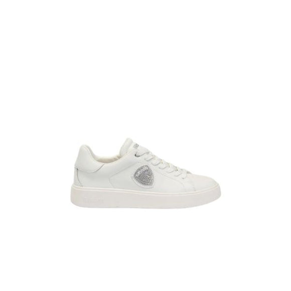 Blauer Victory scarpe con dettagli a contrasto in argento e brillanti white