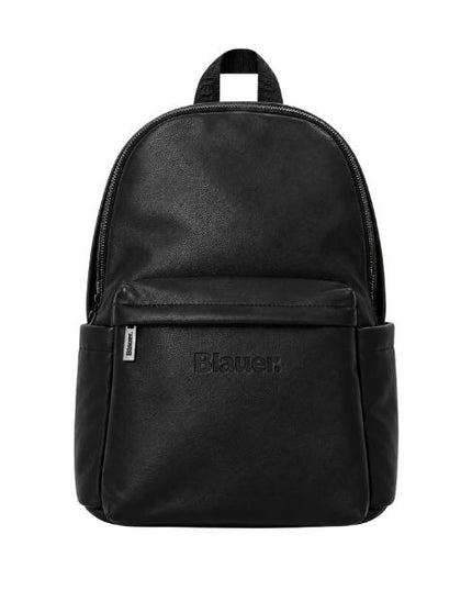 Blauer Naper zaino logo in rilievo con schienale traspirante black