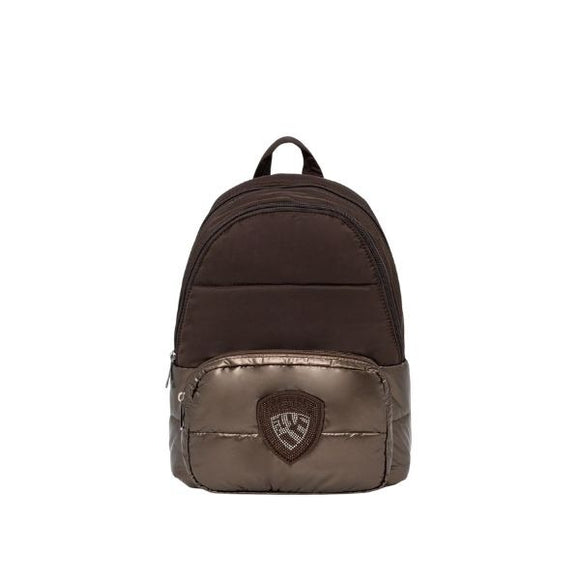 Blauer Wave zaino effetto trapuntato colore dark brown