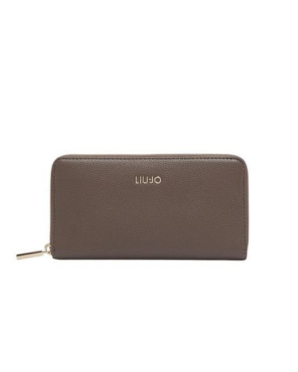 Liu Jo Caliwen portafogli grande con zip Dark Mocha