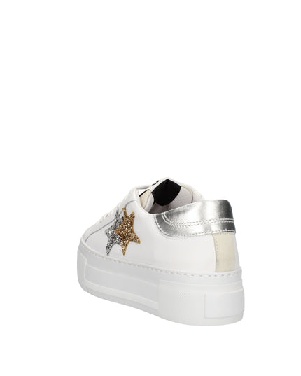 2Star Prime Star Plat sneakers in pelle con dettagli glitter