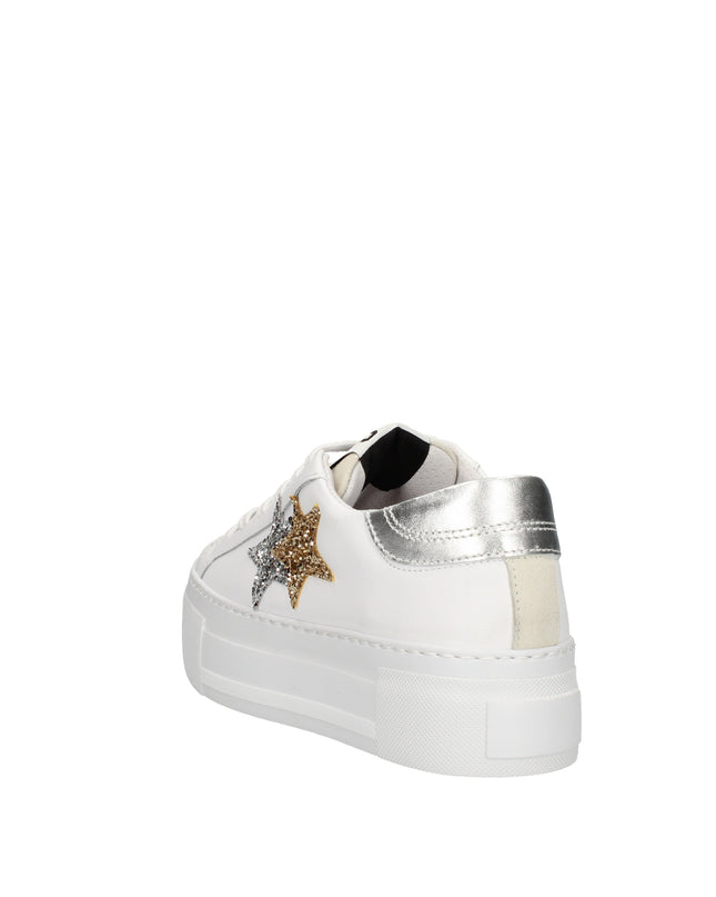 2Star Prime Star Plat sneakers in pelle con dettagli glitter