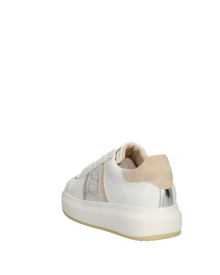 Keys sneakers platform con dettagli laminati