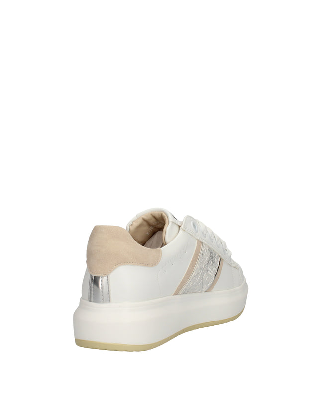 Keys sneakers platform con dettagli laminati