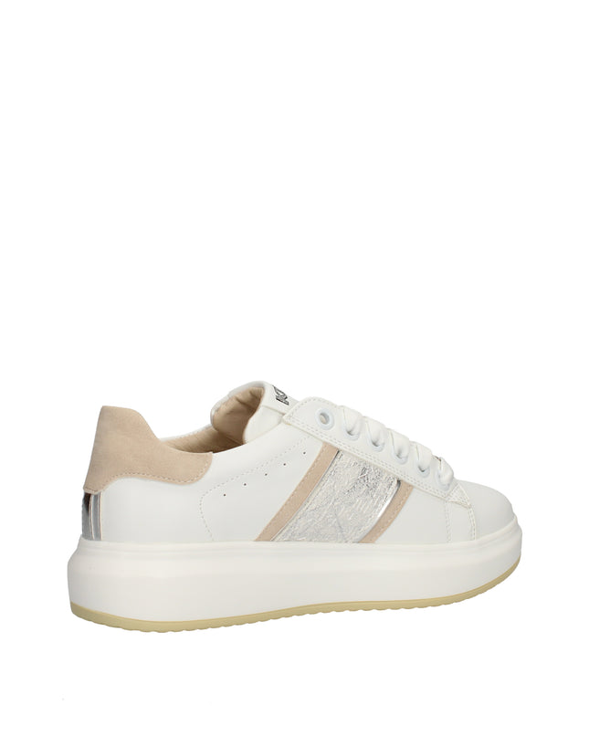 Keys sneakers platform con dettagli laminati