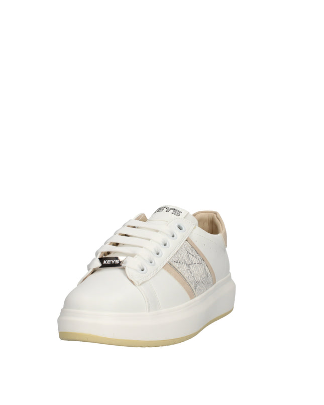 Keys sneakers platform con dettagli laminati