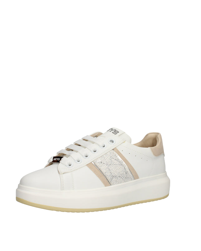Keys sneakers platform con dettagli laminati