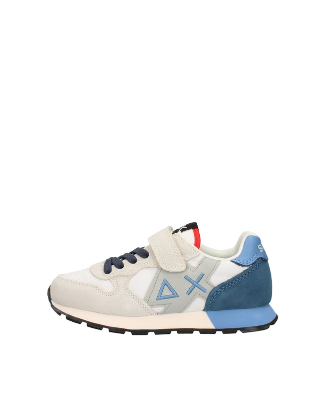 Sun68 sneakers in suede e nylon con chiusura a strappo