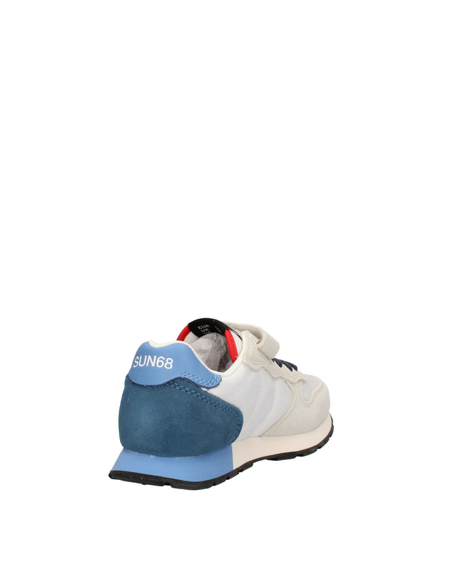 Sun68 sneakers in suede e nylon con chiusura a strappo