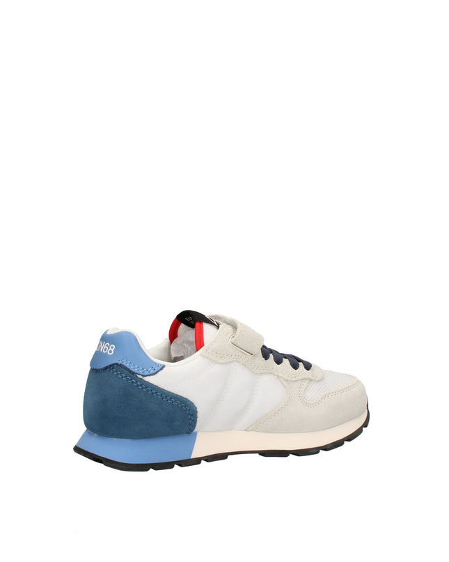 Sun68 sneakers in suede e nylon con chiusura a strappo