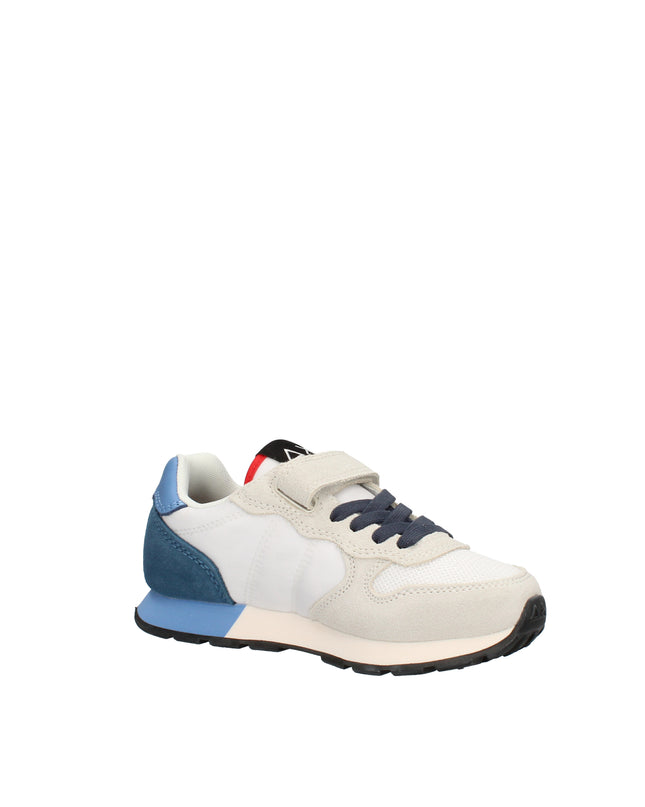 Sun68 sneakers in suede e nylon con chiusura a strappo
