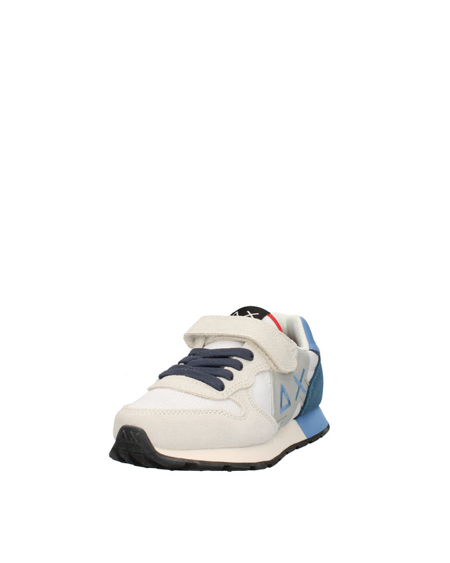 Sun68 sneakers in suede e nylon con chiusura a strappo