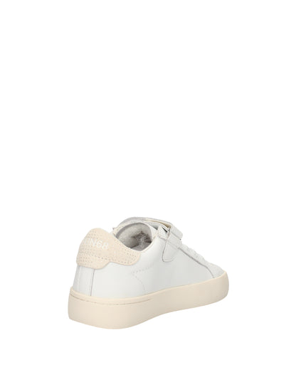 Sun 68 sneakers in ecopelle con lacci e chiusura strappo