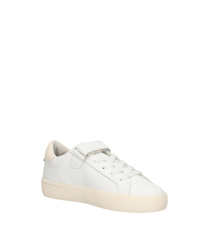 Sun 68 sneakers in ecopelle con lacci e chiusura strappo