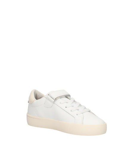 Sun 68 sneakers in ecopelle con lacci e chiusura strappo
