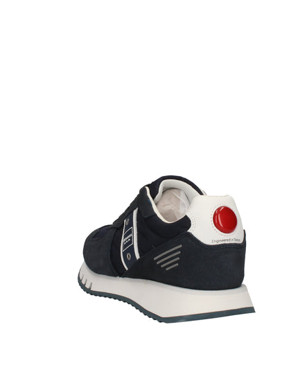 Blauer Tokyo sneakers in pelle e tessuto