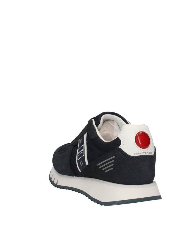 Blauer Tokyo sneakers in pelle e tessuto