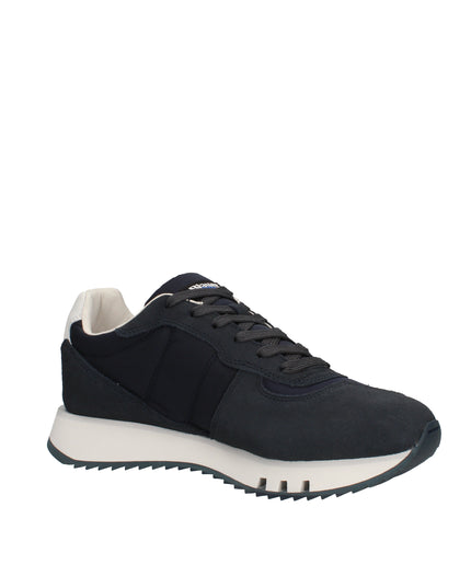 Blauer Tokyo sneakers in pelle e tessuto
