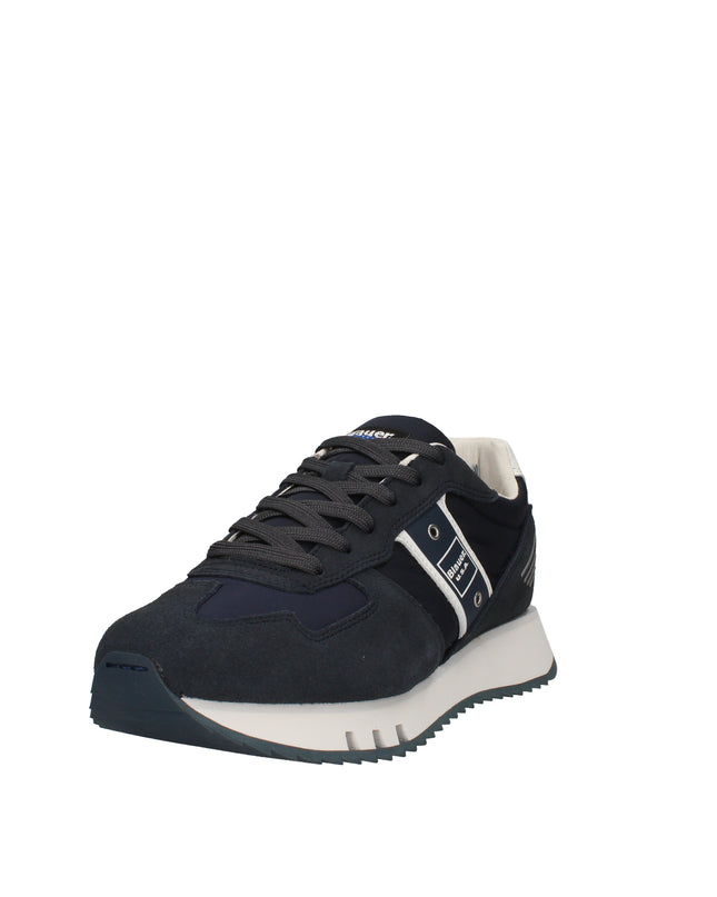 Blauer Tokyo sneakers in pelle e tessuto