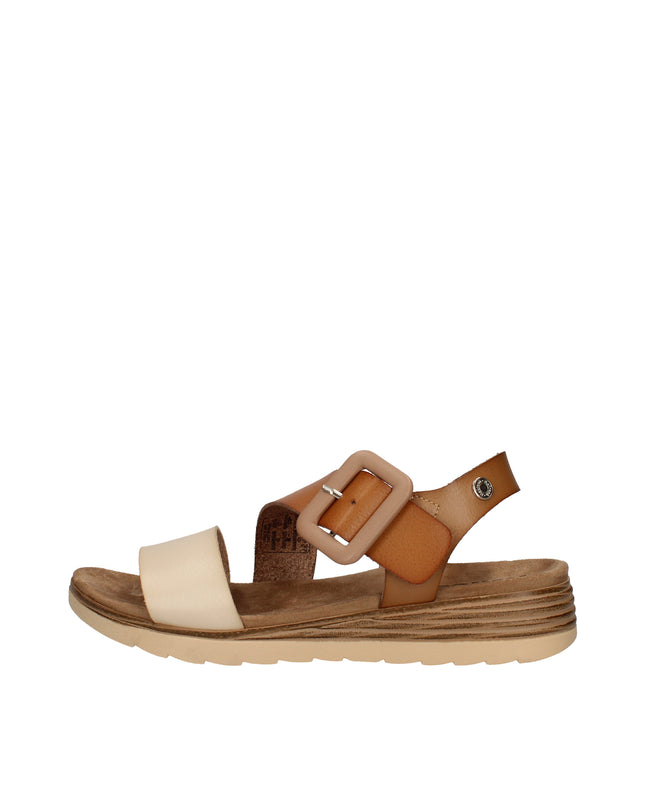 Refresh sandali in pelle con fasce incrociate