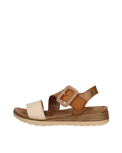 Refresh sandali in pelle con fasce incrociate