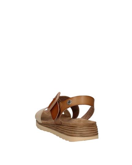 Refresh sandali in pelle con fasce incrociate