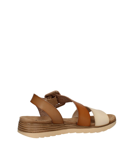 Refresh sandali in pelle con fasce incrociate