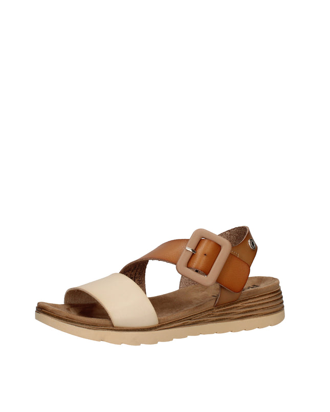 Refresh sandali in pelle con fasce incrociate