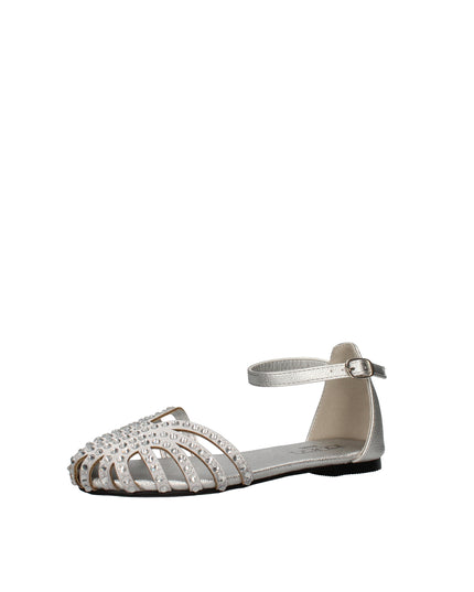 Cult sandali con strass e cinturino regolabile